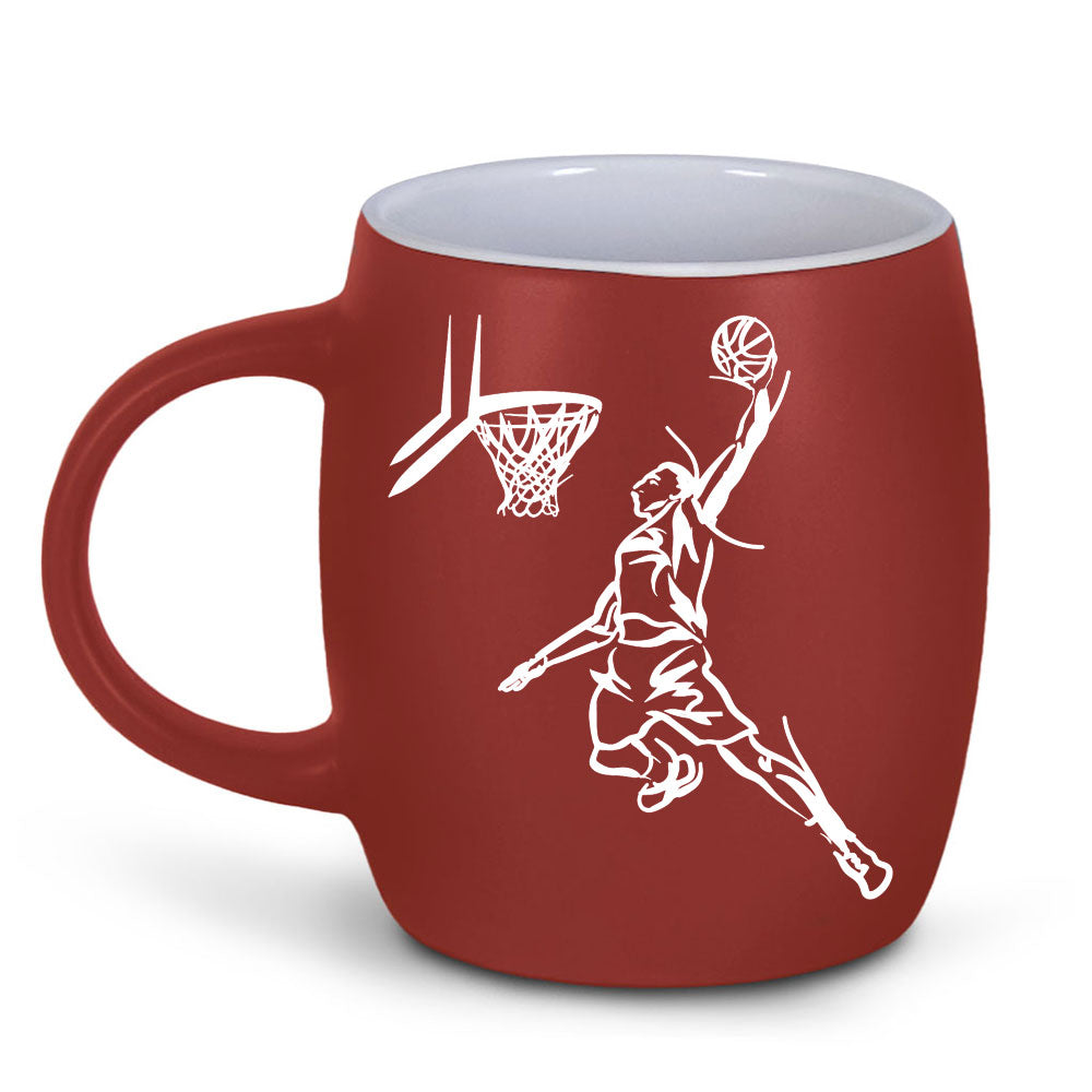basketball coffee cup Basketball Hall of Fame Etched Mug