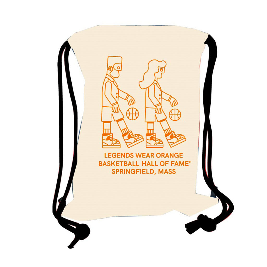 Basketball Hall of Fame Buckets and Dimes Drawstring Bag