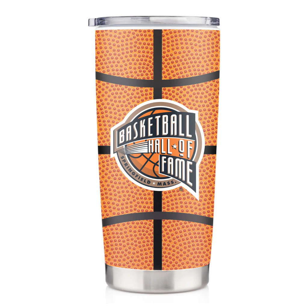 Basketball Hall of Fame Logo Textured Travel Tumbler