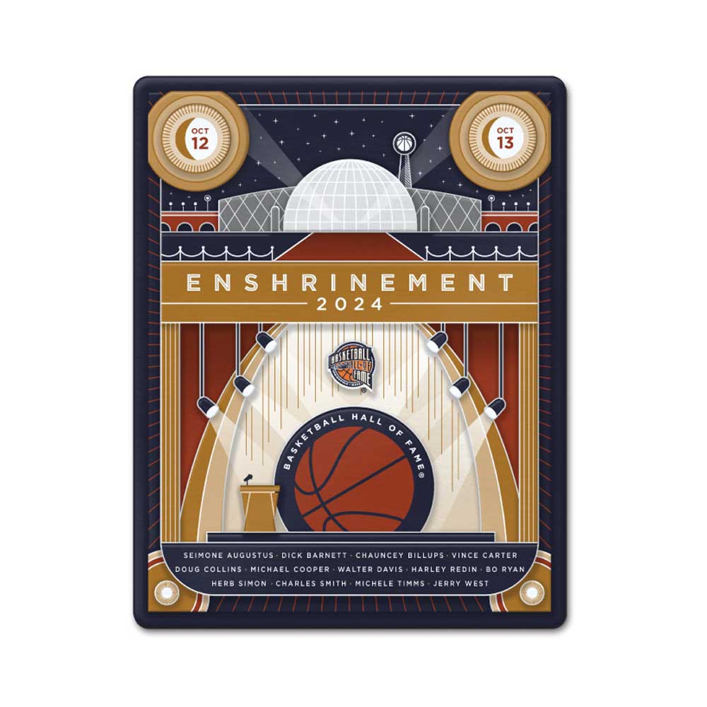 Basketball Hall of Fame Enshrinement 2024 Magnet
