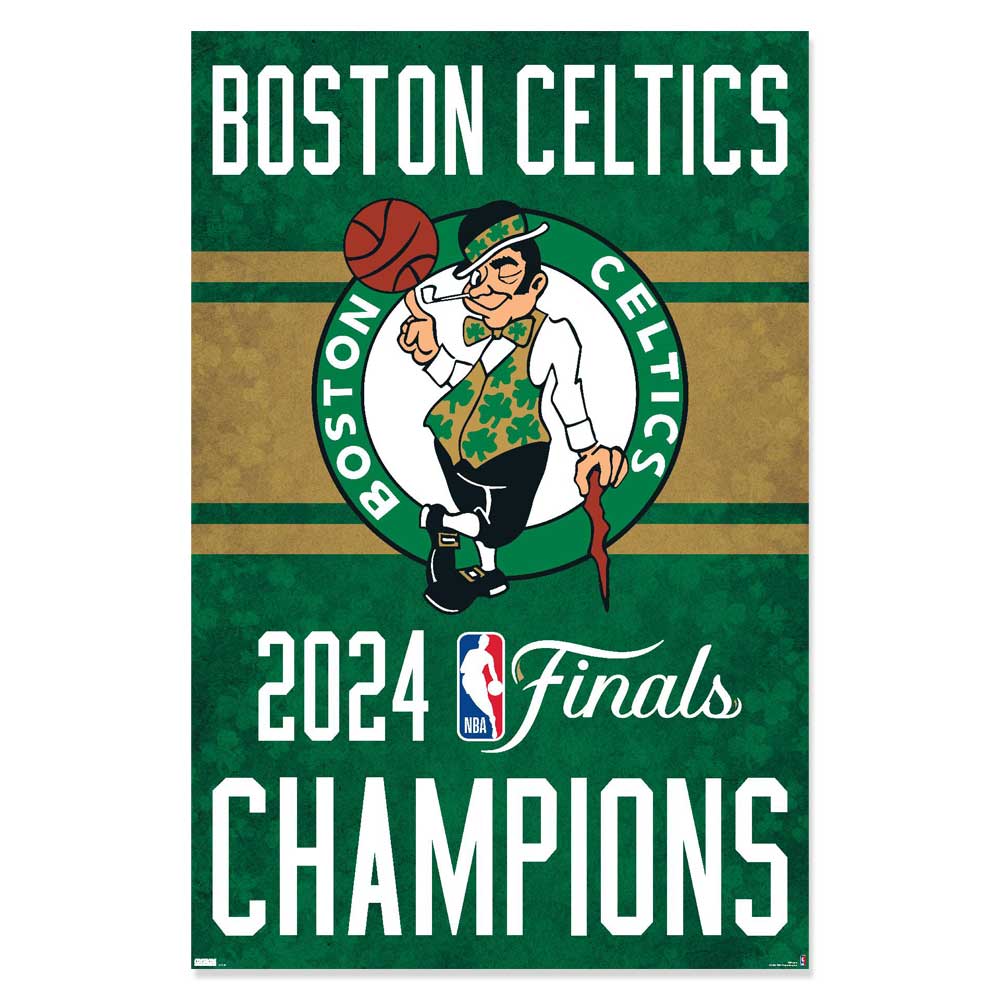 2024 NBA Finals Boston Celtics Poster
