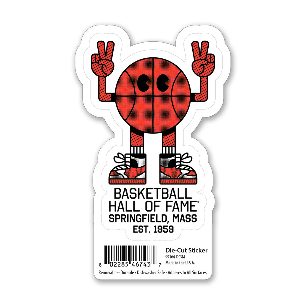 Basketball Hall of Fame Buckets and Dimes B-Ball Sticker