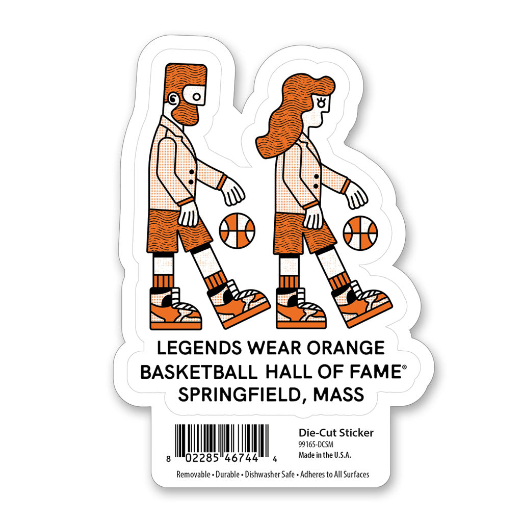 Basketball Hall of Fame Buckets and Dimes Legends Sticker