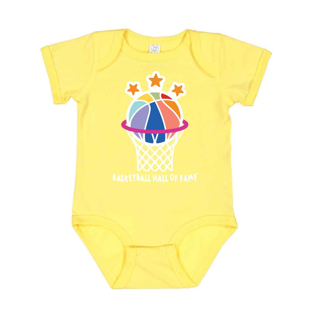 Basketball Hall of Fame Swish Upon Star Infant Onesie Bodysuit