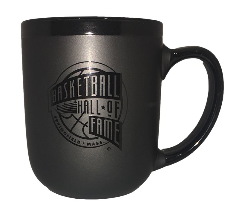 Basketball Hall of Fame Black on Black Mug