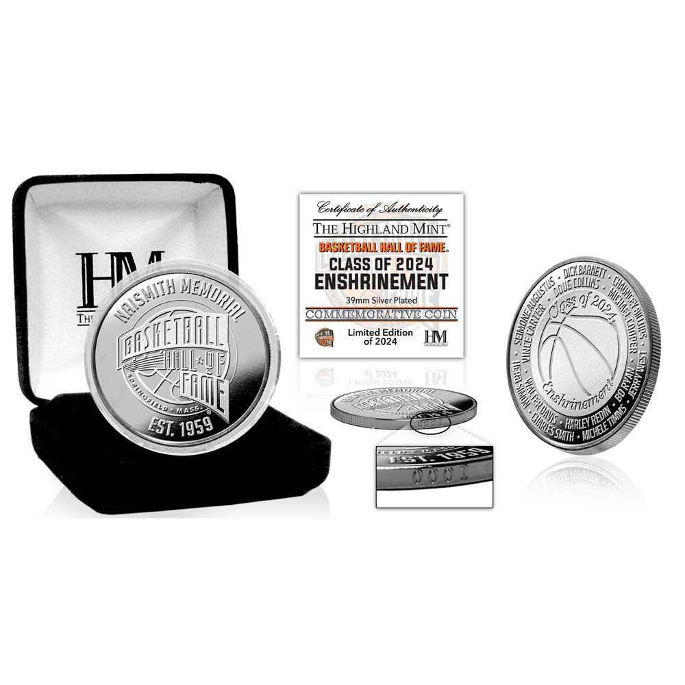 Basketball Hall of Fame Enshrinement 2024 Coin
