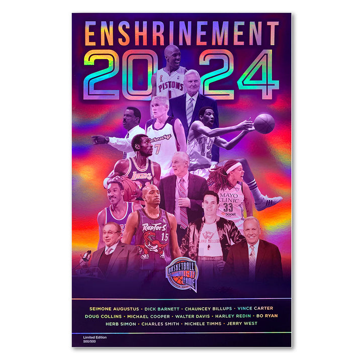 Basketball Hall of Fame Enshrinement 2024 Poster