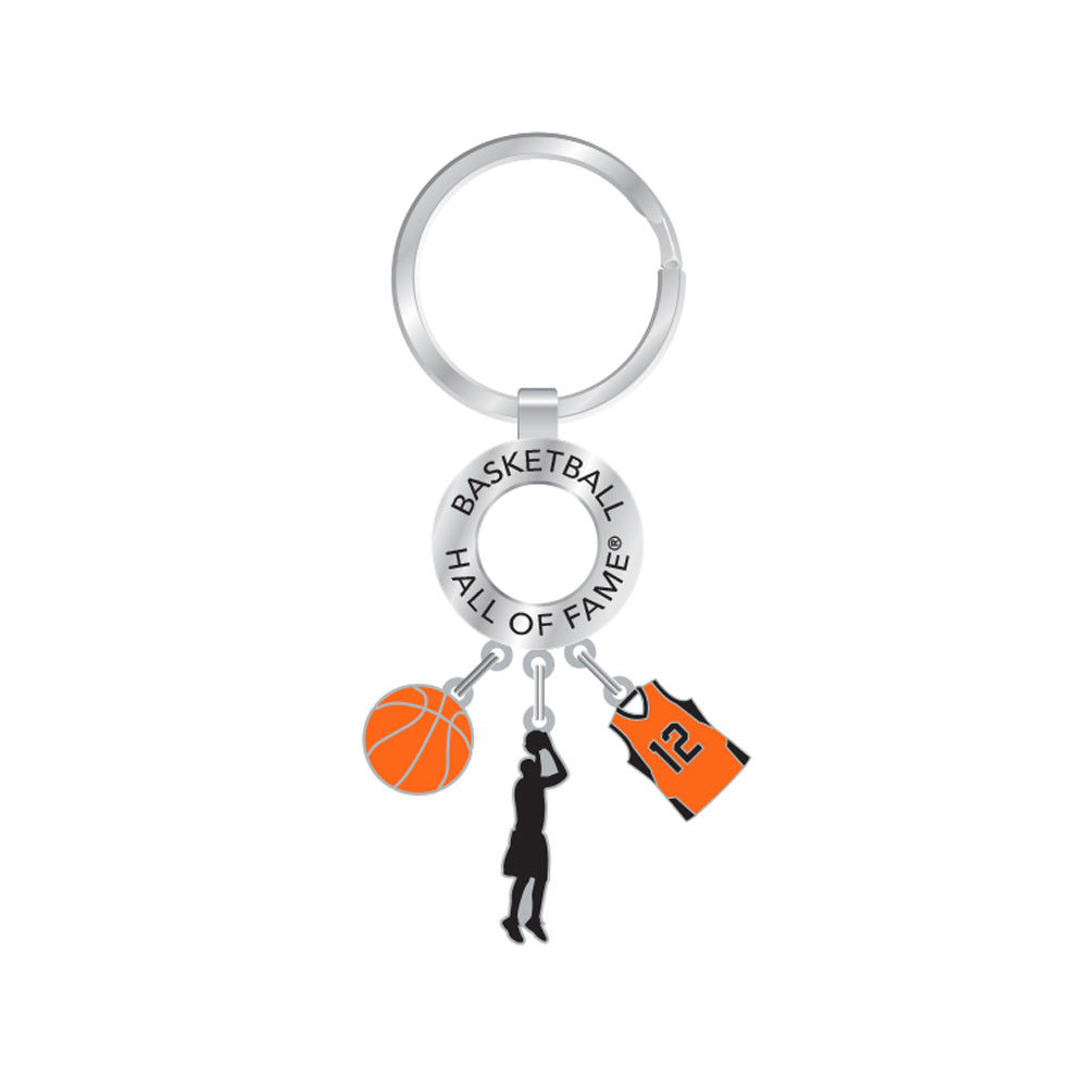 Basketball Hall of Fame Dangle Keychain