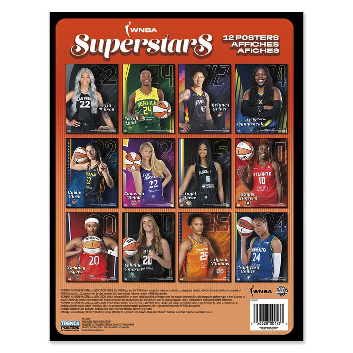 2024 WNBA Superstars Poster Book