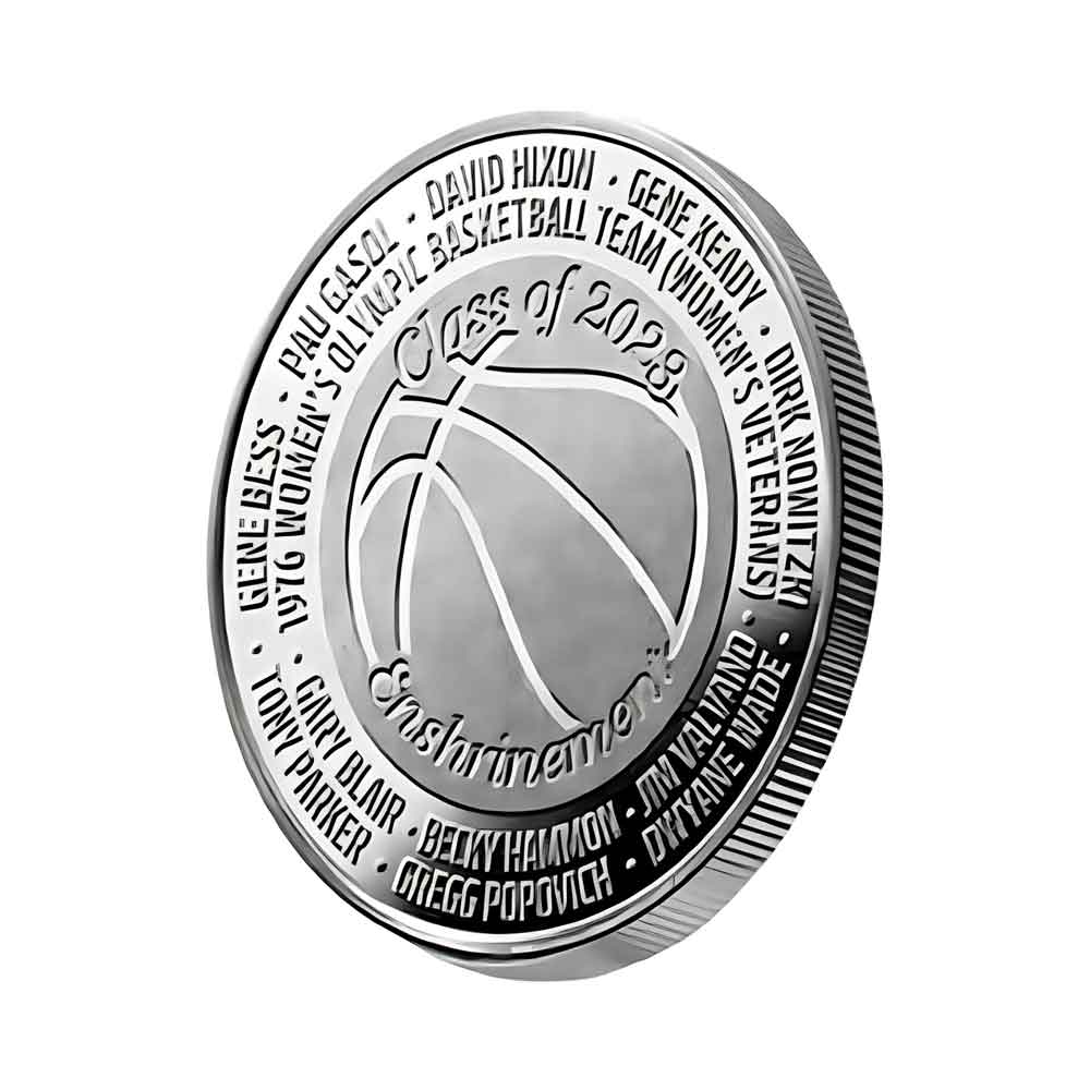 2023 Basketball Hall of Fame Enshrinement Silver Plated Coin