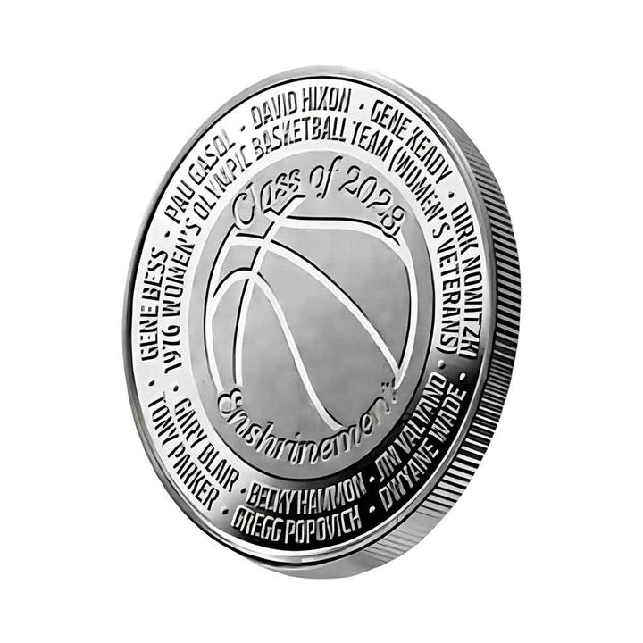 2023 Basketball Hall of Fame Enshrinement Silver Plated Coin