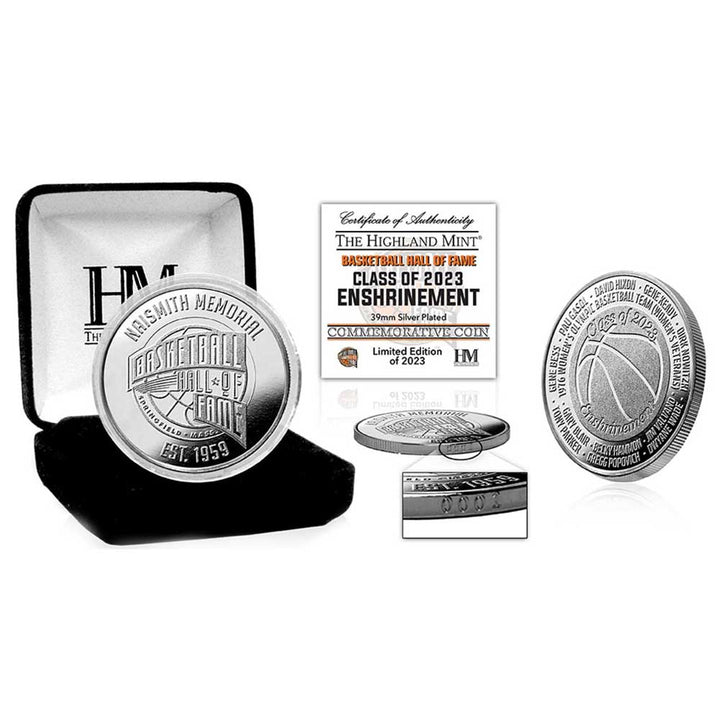 2023 Basketball Hall of Fame Enshrinement Silver Plated Coin