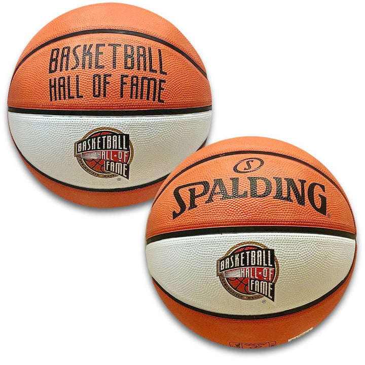 Basketball Hall of Fame Orange & White Panel Basketball