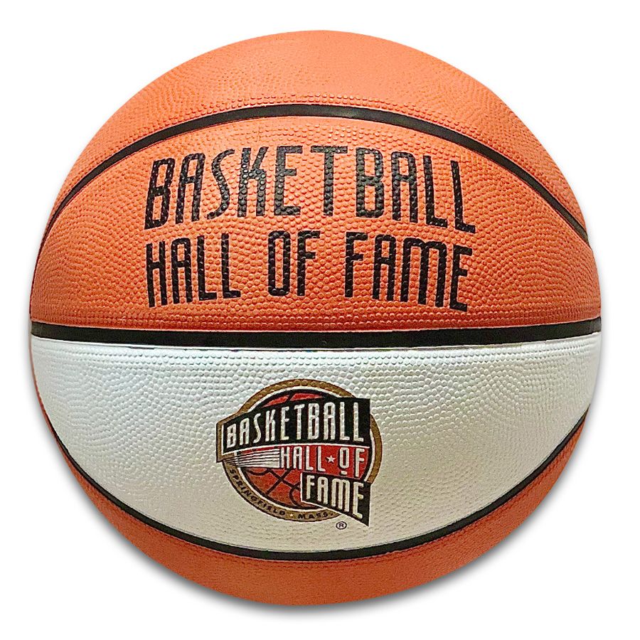 Basketball Hall of Fame Orange & White Panel Basketball