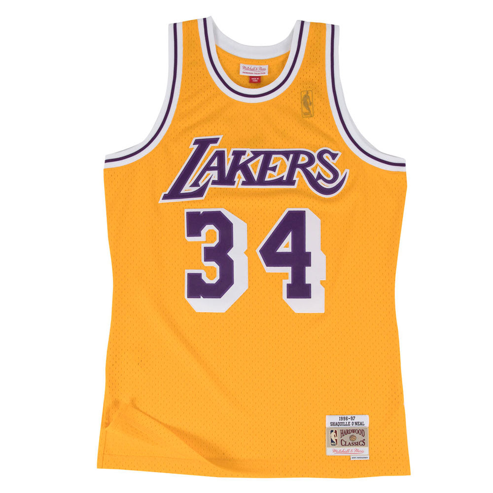 NBA Mitchell & Ness Los Angeles Lakers Shaquille O'Neal '96 Jersey