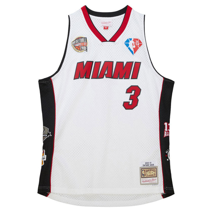 NBA Mitchell & Ness Swing Hall of Fame Miami Heat Dwyane Wade Jersey