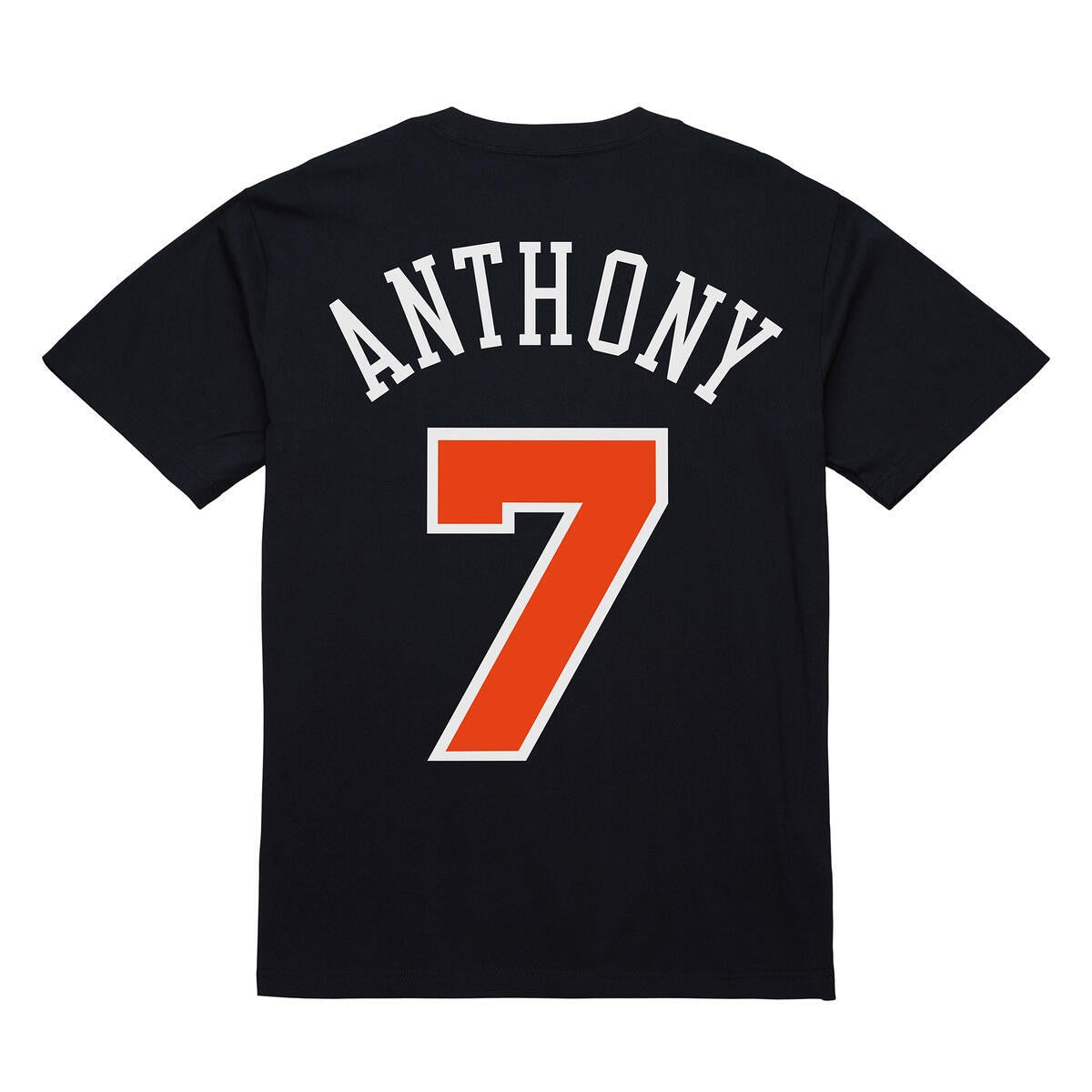NBA 8-bitシャツNewYork Knicks C.Anthony Mitchell & Ness Knicks Carmelo Anthony Ultimate Player Number Tee